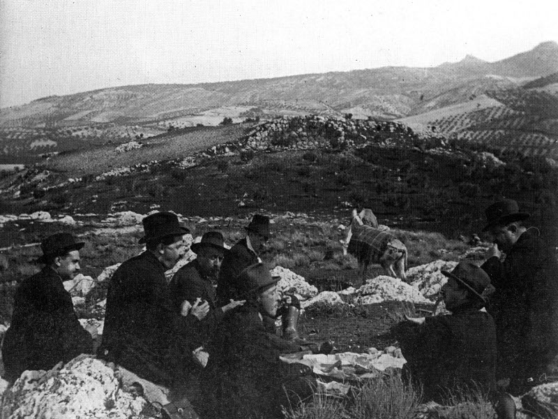 Oppidum del Cerro Miguelico - Oppidum del Cerro Miguelico. Foto antigua