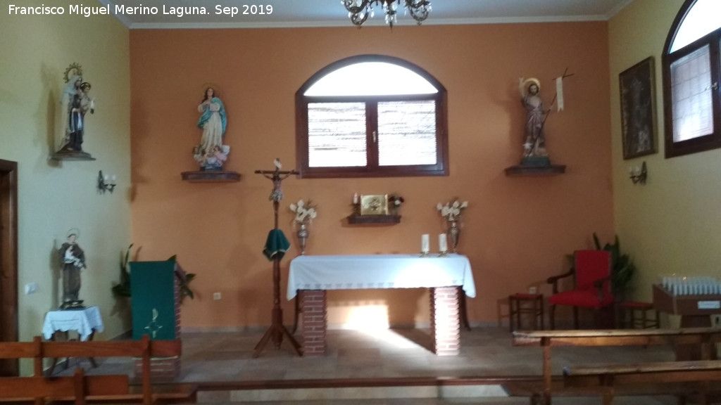 Ermita de San Juan Bautista - Ermita de San Juan Bautista. Interior