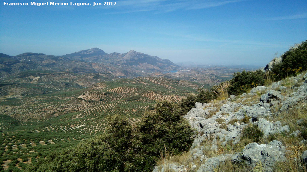 Loma de las Chozuelas - Loma de las Chozuelas. Vistas hacia la Sierra de la Caracolera