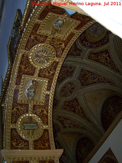 Iglesia de Santa Mara - Iglesia de Santa Mara. Arco de entrada a la capilla del Sagrario (1671)