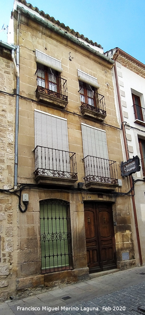 Casa de la Calle Juan Ruiz Gonz�lez n� 24 - Casa de la Calle Juan Ruiz Gonz�lez n� 24. Fachada
