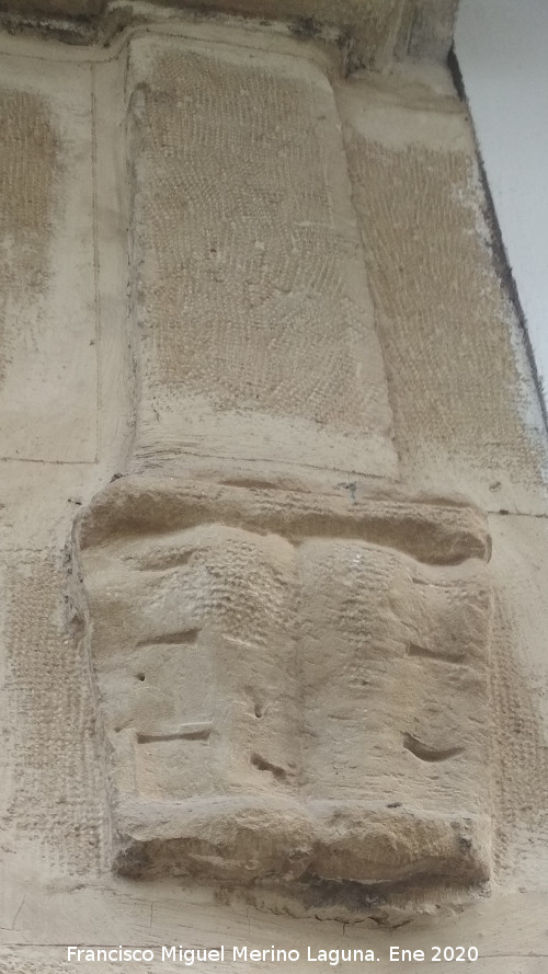 Casa de la Calle Cubillo n� 8 - Casa de la Calle Cubillo n� 8. Pilastra derecha