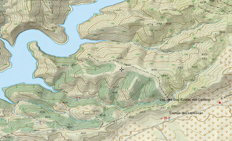 Paraje La Vernica - Paraje La Vernica. Mapa