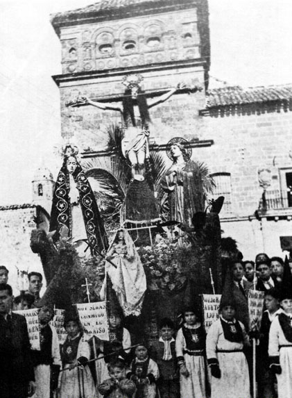 Palacio del Marqus de Mancera - Palacio del Marqus de Mancera. El Paso de La Expiracin en Santa Maria, aos20