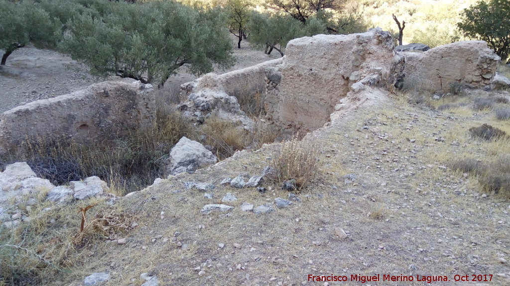 Cortijo de El Egido - Cortijo de El Egido. Muros de tapial