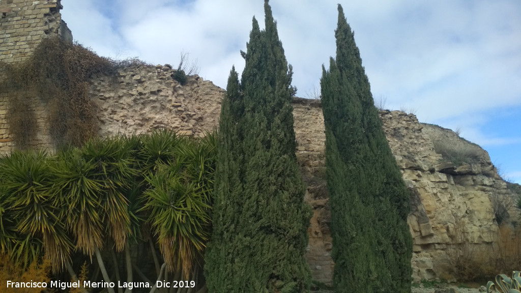 Muralla de la Redonda de Miradores - Muralla de la Redonda de Miradores. Uni�n con la Muralla de Saludeja