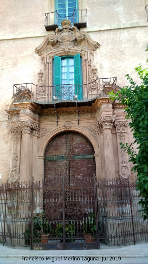 Palacio Episcopal - Palacio Episcopal. Portada a la Glorieta de Espaa
