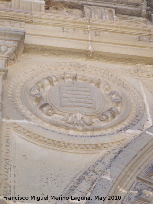Iglesia de San Lorenzo - Iglesia de San Lorenzo. Escudo izquierdo