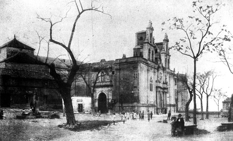 Colegiata de Santa Mara de los Reales Alczares - Colegiata de Santa Mara de los Reales Alczares. Foto antigua