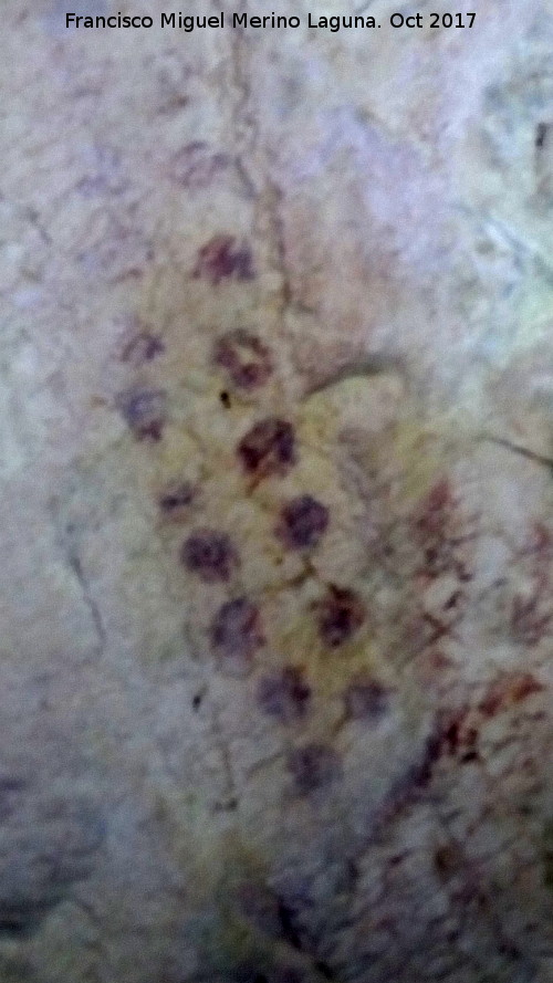 Pinturas rupestres de la Cueva del Fraile III - Pinturas rupestres de la Cueva del Fraile III. Digitaciones