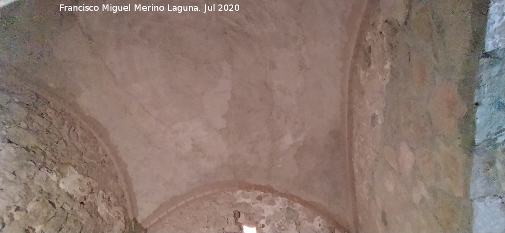 Castillo de Zahara de la Sierra - Castillo de Zahara de la Sierra. B�veda de la Torre del Homenaje
