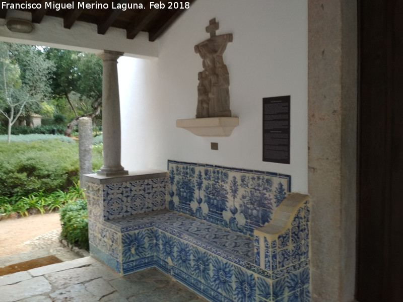 Capilla de San Sebasti�n - Capilla de San Sebasti�n. Banco de azulejos