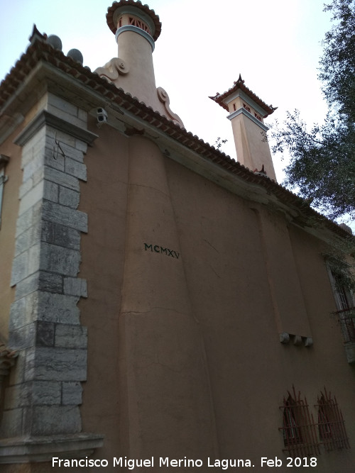Casa de Santa Mar�a - Casa de Santa Mar�a. A�o en una de sus chimeneas