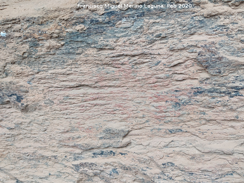 Pinturas rupestres del Abrigo del Guadal�n III - Pinturas rupestres del Abrigo del Guadal�n III. 