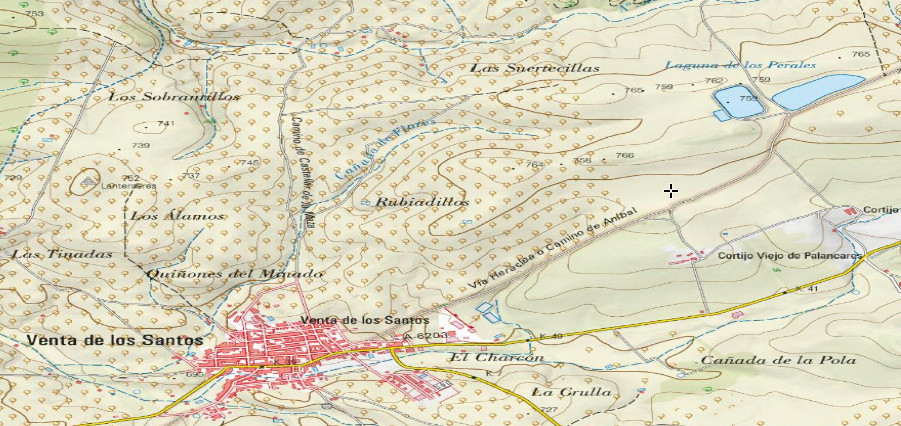 Va Herclea o Camino de Anbal - Va Herclea o Camino de Anbal. Mapa