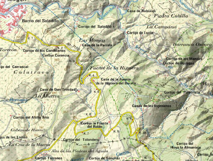 Cortijo de Don Trinidad - Cortijo de Don Trinidad. Mapa