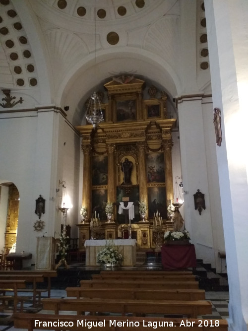 Iglesia de Santiago el Mayor - Iglesia de Santiago el Mayor. Presbiterio