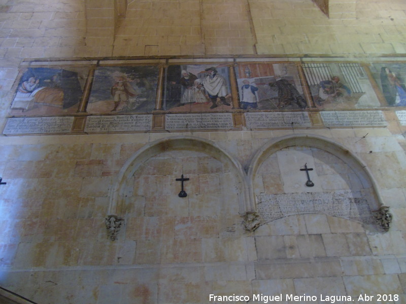Catedral Vieja. Nave del Evangelio - Catedral Vieja. Nave del Evangelio. Frescos