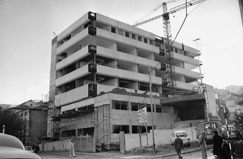 Edificio de Correos y Telgrafos - Edificio de Correos y Telgrafos. Foto antigua. En construccin