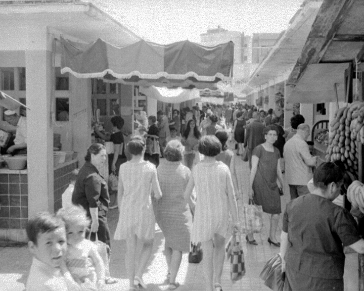 Mercado de San Francisco - Mercado de San Francisco. Foto antigua