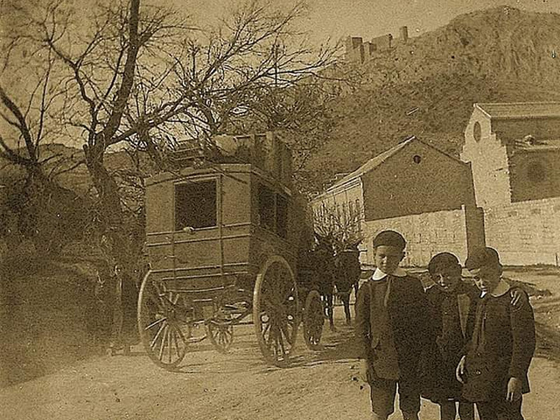 Calle Juan Montilla - Calle Juan Montilla. Foto antigua