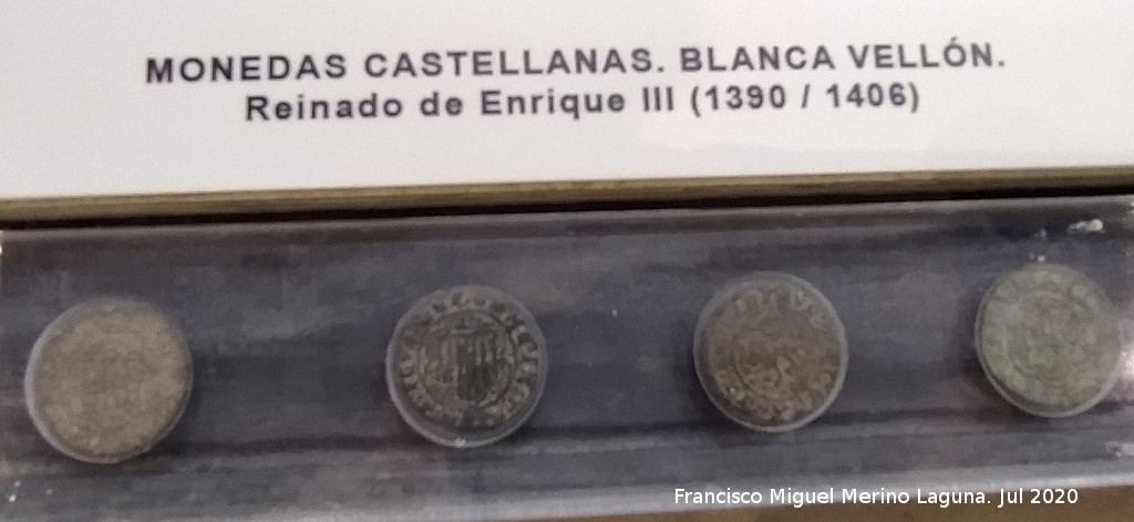 Enrique III - Enrique III. Monedas de Enrique III. Museo La frontera y los castillos - Olvera