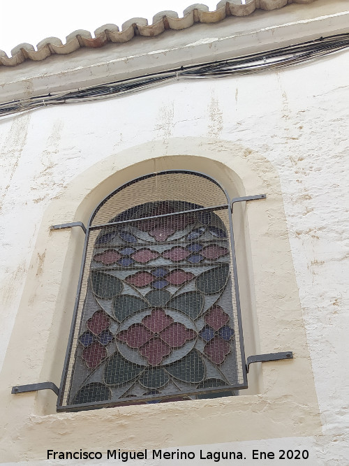 Casa de la Calle Men�ndez Pelayo n� 2 - Casa de la Calle Men�ndez Pelayo n� 2. Vidriera modernista