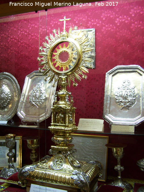 Santuario de las Reliquias - Santuario de las Reliquias. Custodia barroca del Siglo XVIII