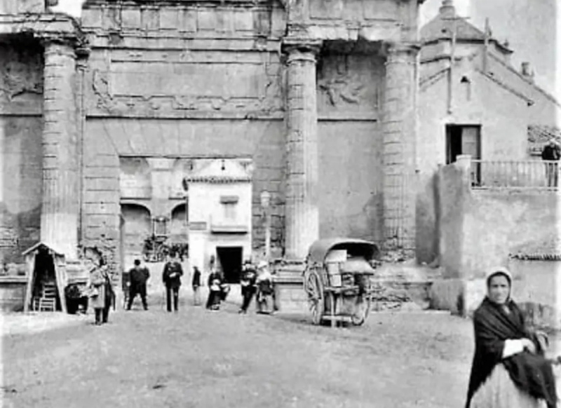 Puerta del Puente - Puerta del Puente. Foto antigua