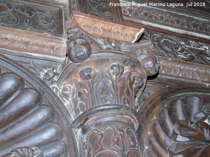 Catedral de Jan. Coro. Sueo de Jos - Catedral de Jan. Coro. Sueo de Jos. Capitel izquierdo