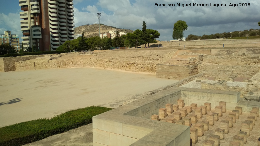 Lucentum. Termas de la Muralla - Lucentum. Termas de la Muralla. Termas y muralla