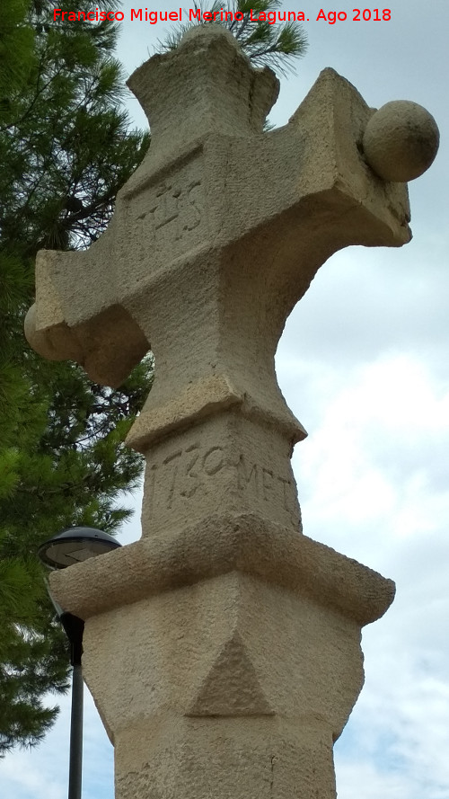 Cruz de Castalla - Cruz de Castalla. Parte delantera