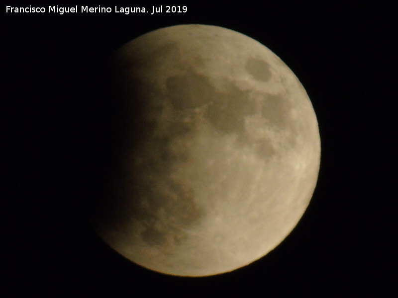 Luna - Luna. Eclipse desde Santa Pola