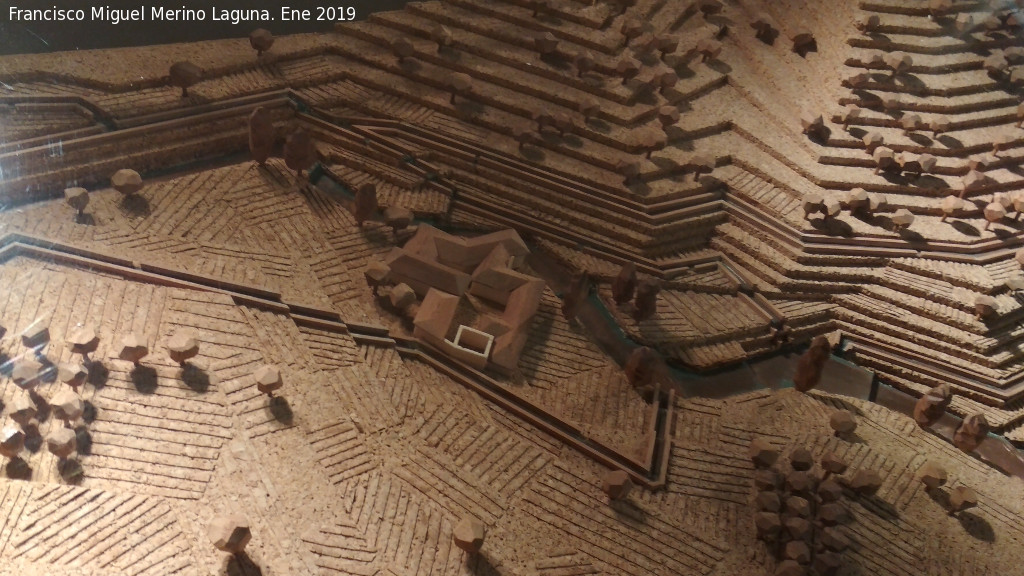 Cortijo lJess del Valle - Cortijo lJess del Valle. Maqueta. Palacio Dar Al-Horra - Granada
