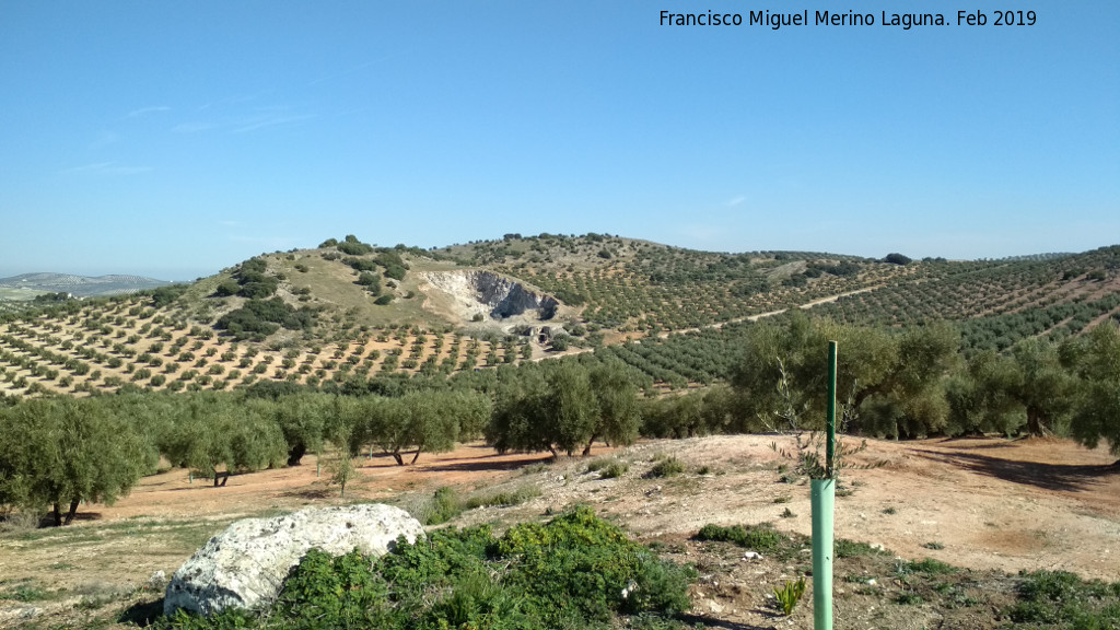 Cerro de las Gateras - Cerro de las Gateras. Vistas hacia el Cerro Piedras de Cuca