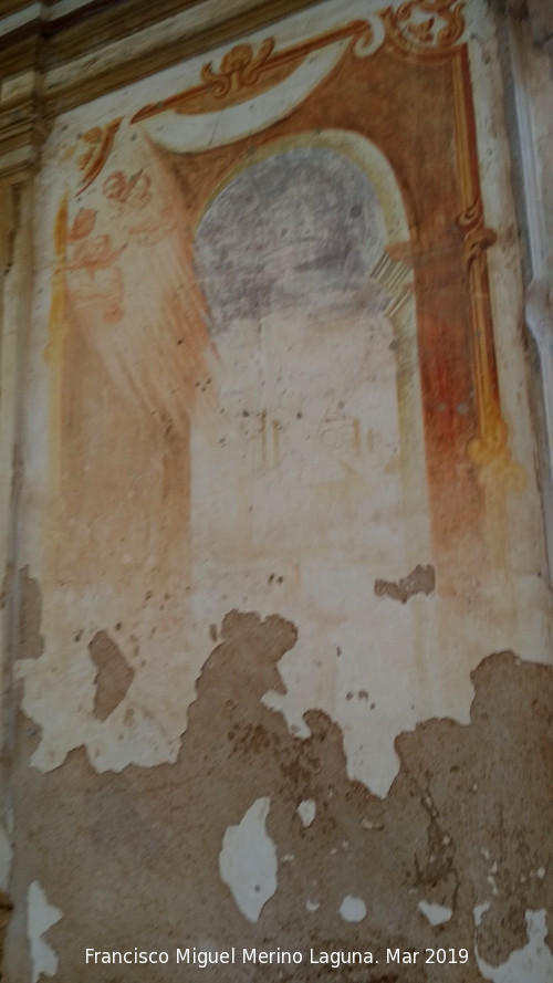 Monasterio de Piedra. Iglesia - Monasterio de Piedra. Iglesia. Resto de fresco