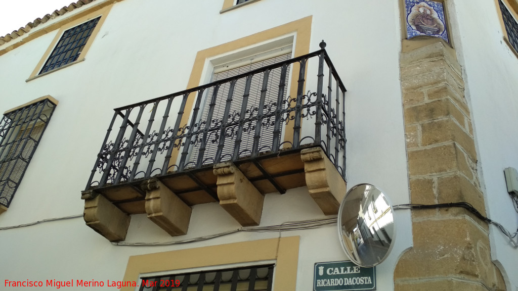 Casa de la Calle Toribio Herrero n 16 - Casa de la Calle Toribio Herrero n 16. Balcn