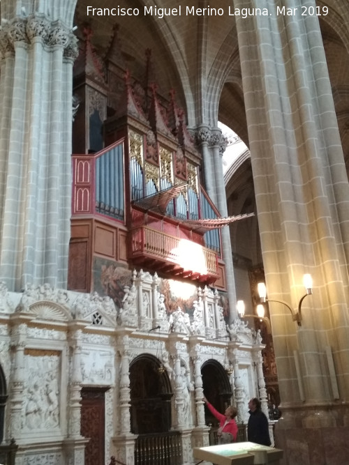 Catedral del Salvador. Coro - Catedral del Salvador. Coro. rgano a las naves de la epstola