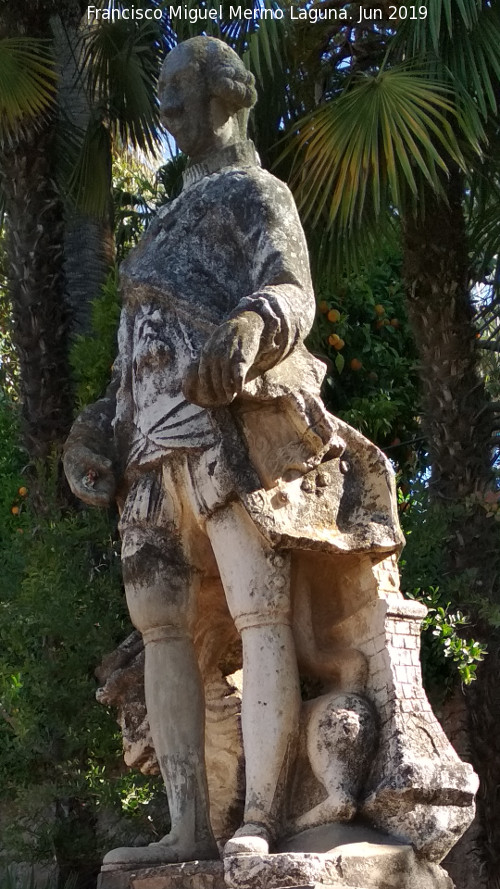 Carmen de los Mrtires. Estatua de Carlos III - Carmen de los Mrtires. Estatua de Carlos III. Estatua