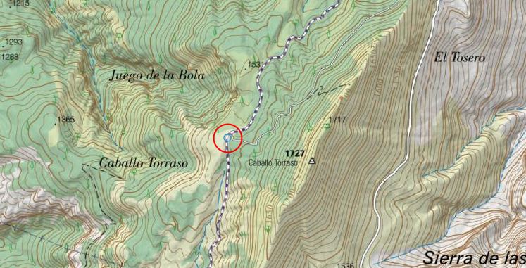 Pista a Caballo Torraso - Pista a Caballo Torraso. Mapa