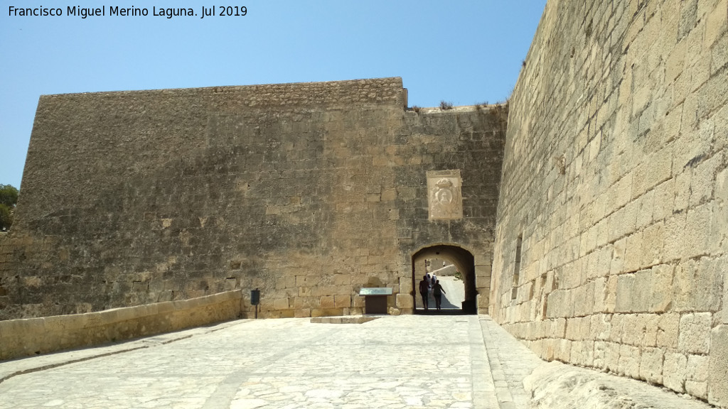 Castillo de Santa Brbara. Puerta del Tercer Recinto - Castillo de Santa Brbara. Puerta del Tercer Recinto. 