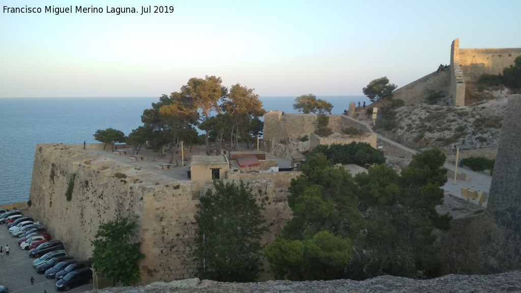 Castillo de Santa Brbara. Baluarte de la Reina - Castillo de Santa Brbara. Baluarte de la Reina. Desde el Baluarte del Rey