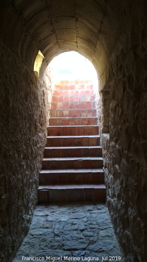 Castillo de Santa Brbara. Aljibe renacentista - Castillo de Santa Brbara. Aljibe renacentista. Escaleras