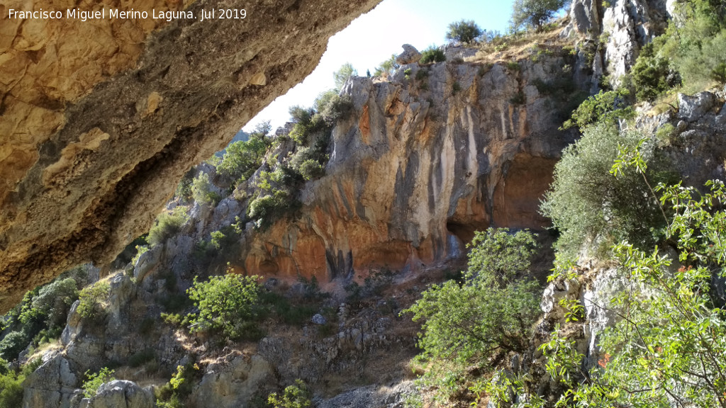 Petroglifos rupestres del Abrigo de la Tinaja VI - Petroglifos rupestres del Abrigo de la Tinaja VI. Desde la Tinaja IV