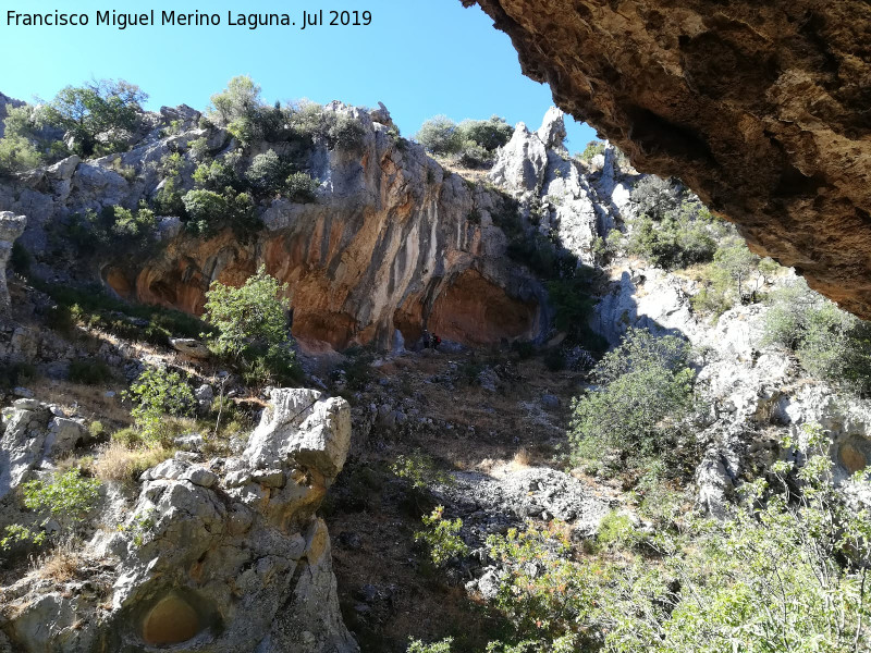 Petroglifos rupestres del Abrigo de la Tinaja VI - Petroglifos rupestres del Abrigo de la Tinaja VI. Abrigo