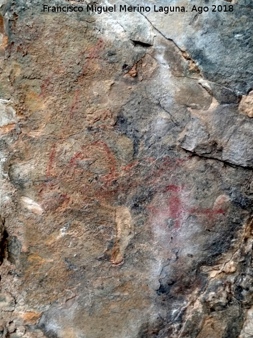 Pinturas rupestres del Abrigo de Mingo Lpez I - Pinturas rupestres del Abrigo de Mingo Lpez I. 