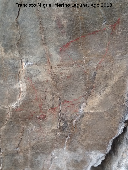 Pinturas rupestres del Abrigo de Mingo Lpez I - Pinturas rupestres del Abrigo de Mingo Lpez I. 