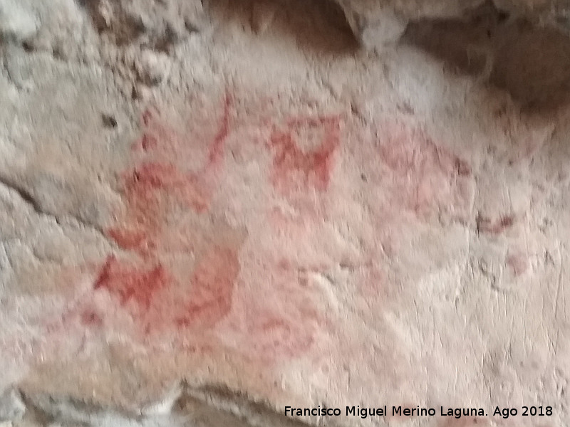 Pinturas rupestres y grabados de la Cueva de Mingo Lpez - Pinturas rupestres y grabados de la Cueva de Mingo Lpez. 