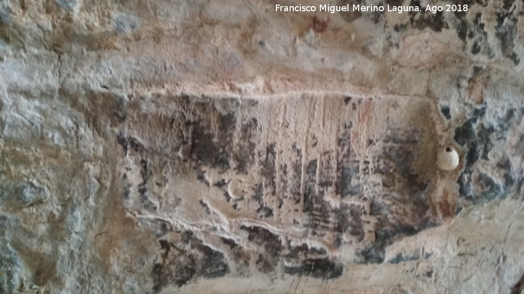 Pinturas rupestres y grabados de la Cueva de Mingo Lpez - Pinturas rupestres y grabados de la Cueva de Mingo Lpez. Grabado