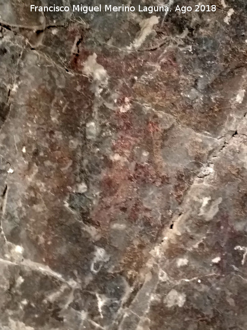 Pinturas rupestres y grabados de la Cueva de Mingo Lpez - Pinturas rupestres y grabados de la Cueva de Mingo Lpez. Figura